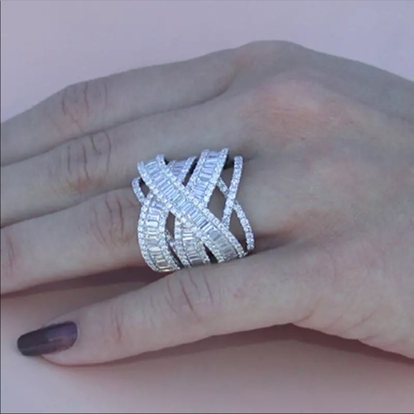 Sterling Silver CZ Ring - Picture 3 of 4